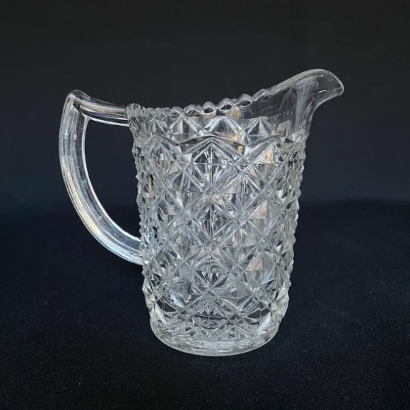 Depression glass pitcher Cut Glass - Picture 1 of 8